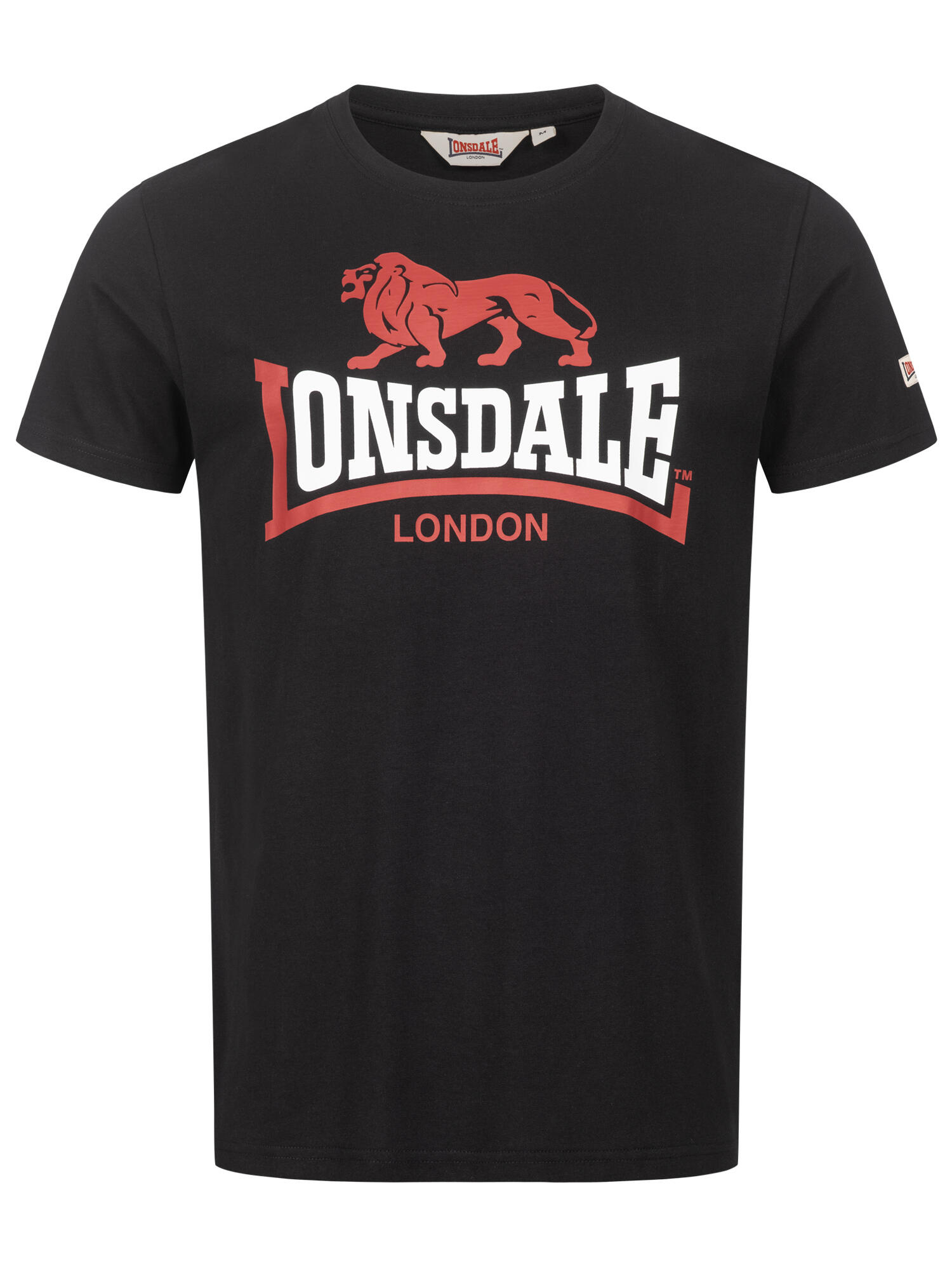 LONSDALE Heren-T-shirt normale pasvorm LEEUW TWEE TOON 2/5