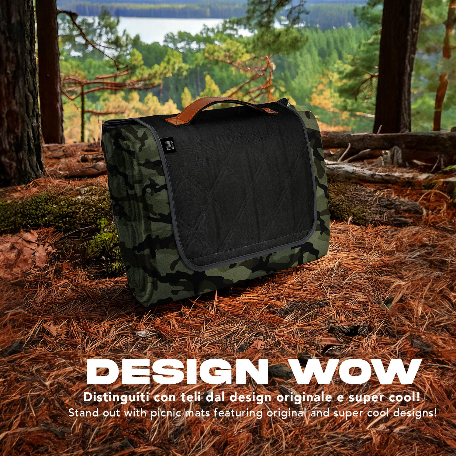 Telo Picnic Adulto Camouflage 3/7