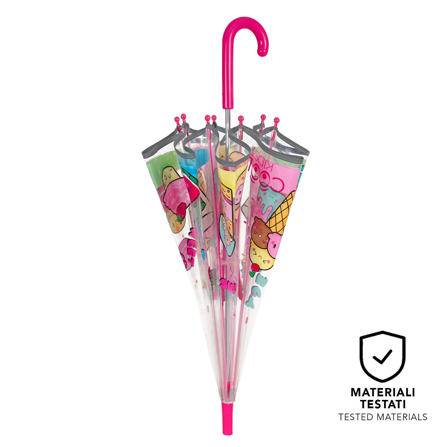 Ombrello Trasparente Gelati 5/6