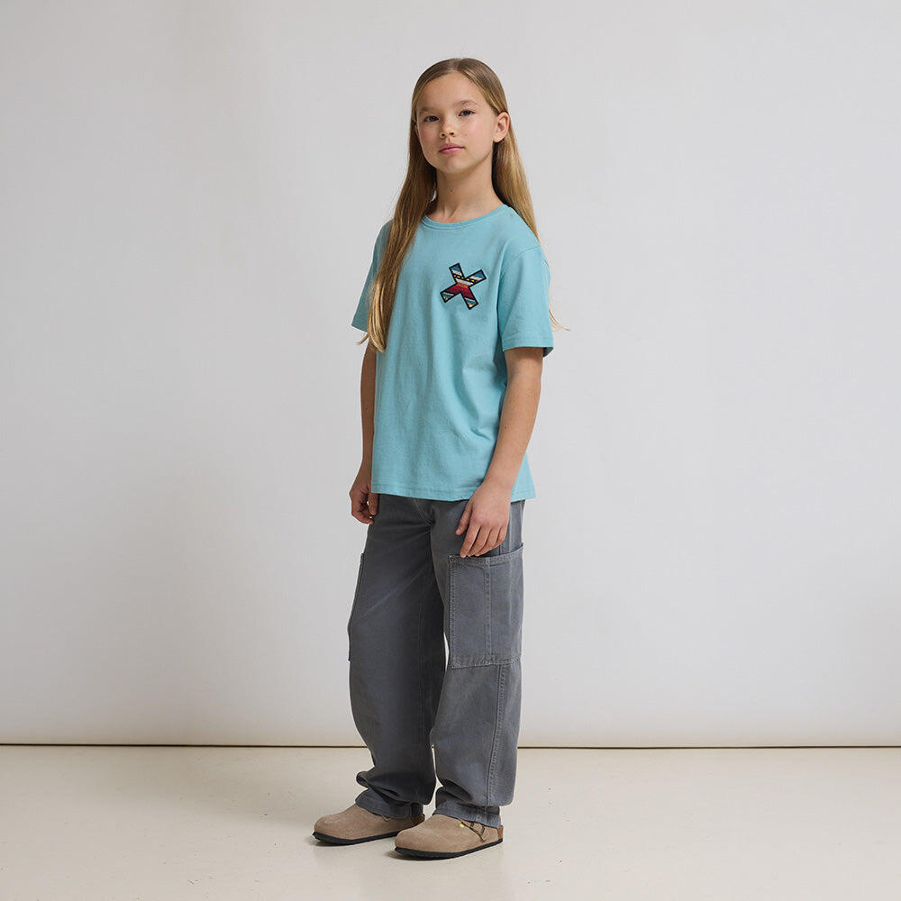 Camiseta Kids Blue Banana Acqua de Algodón 100% Orgánico 3/4