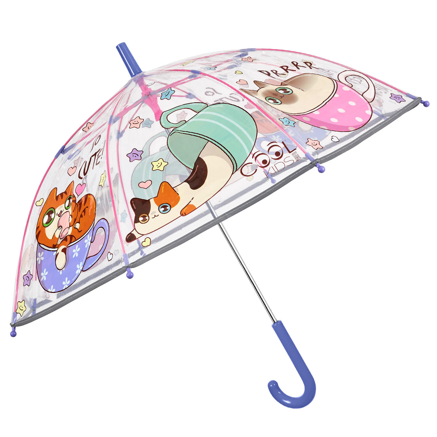 Ombrello Trasparente Gatti Kawaii 3/7