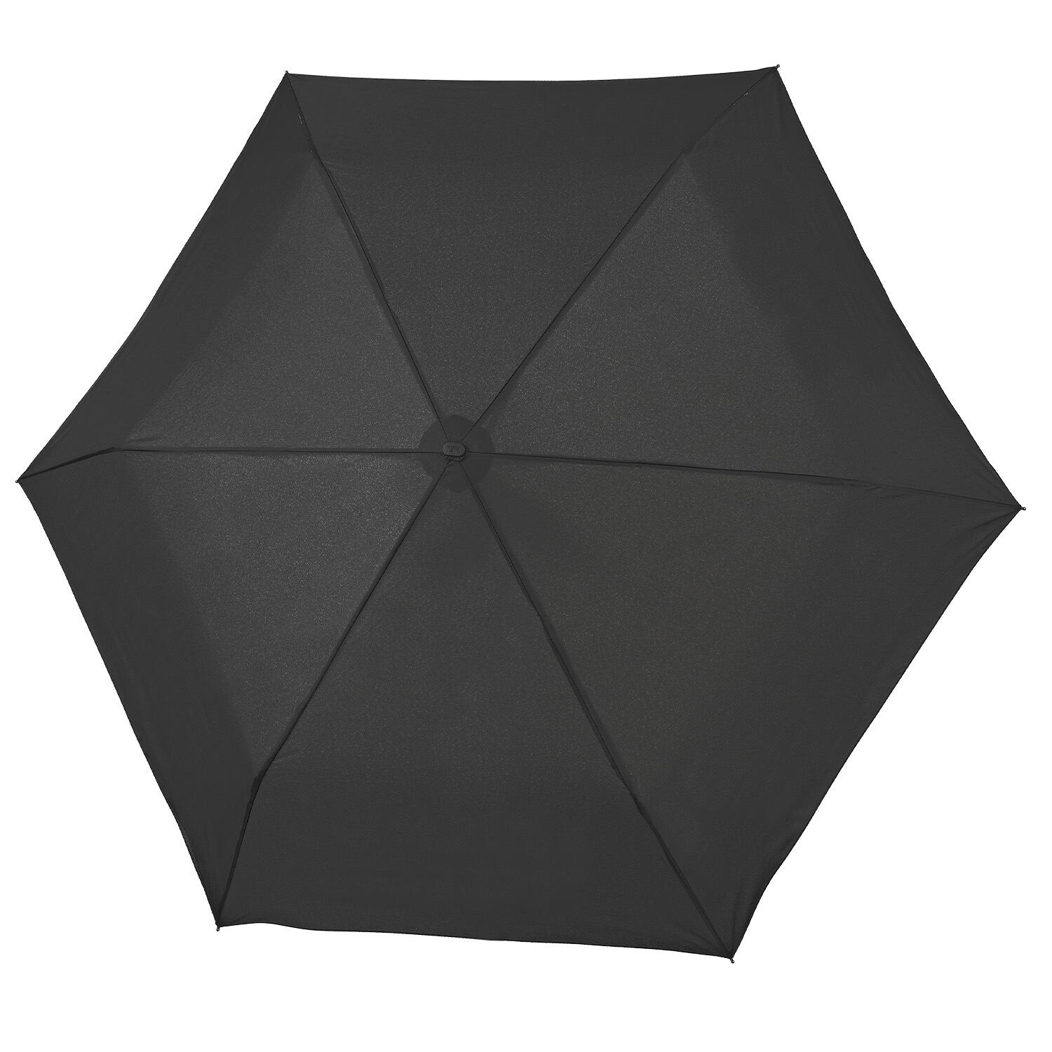 Ombrello Nero Extra Piatto 6/6