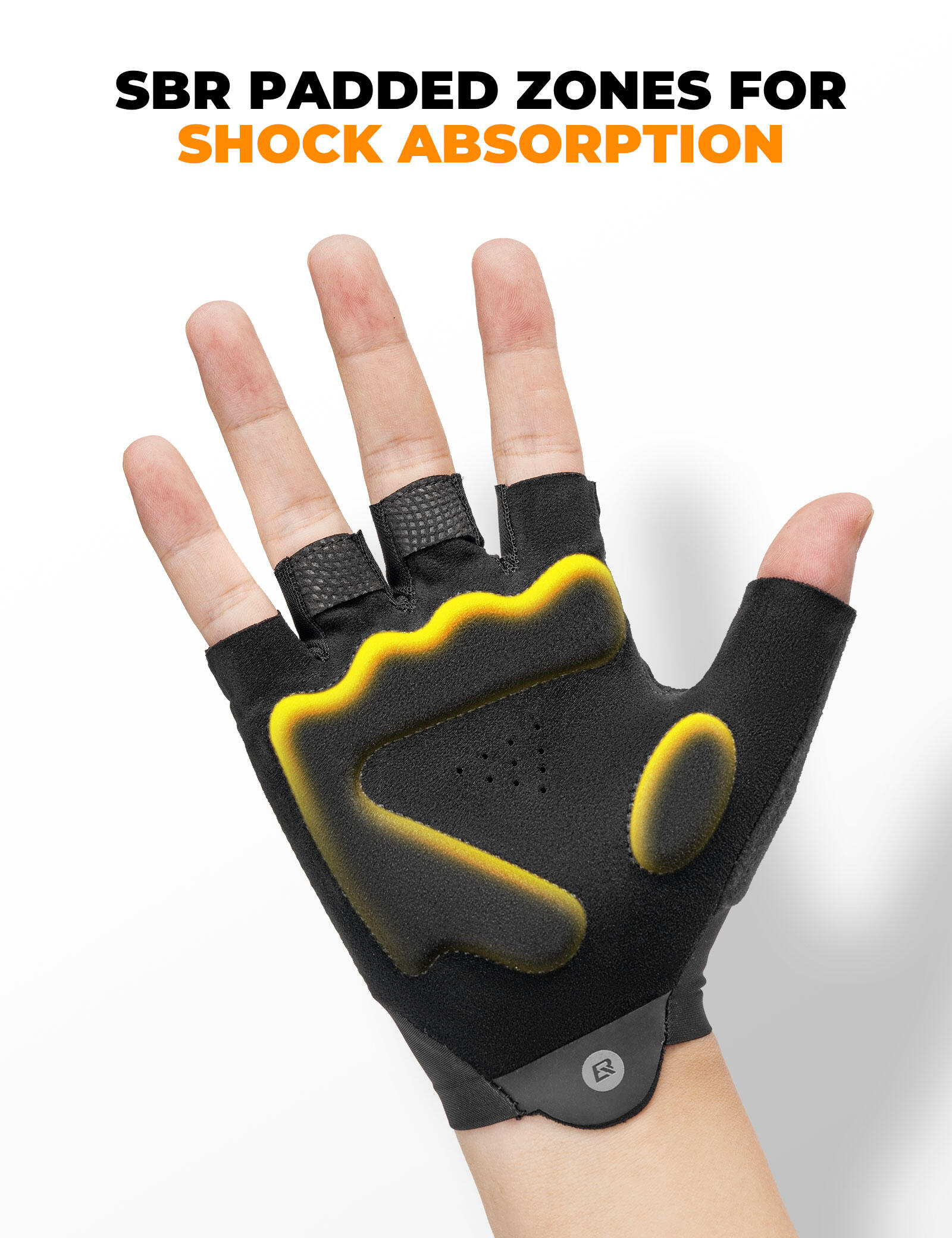 ROCKBROS Halbfinger Fahrradhandschuhe 2/7