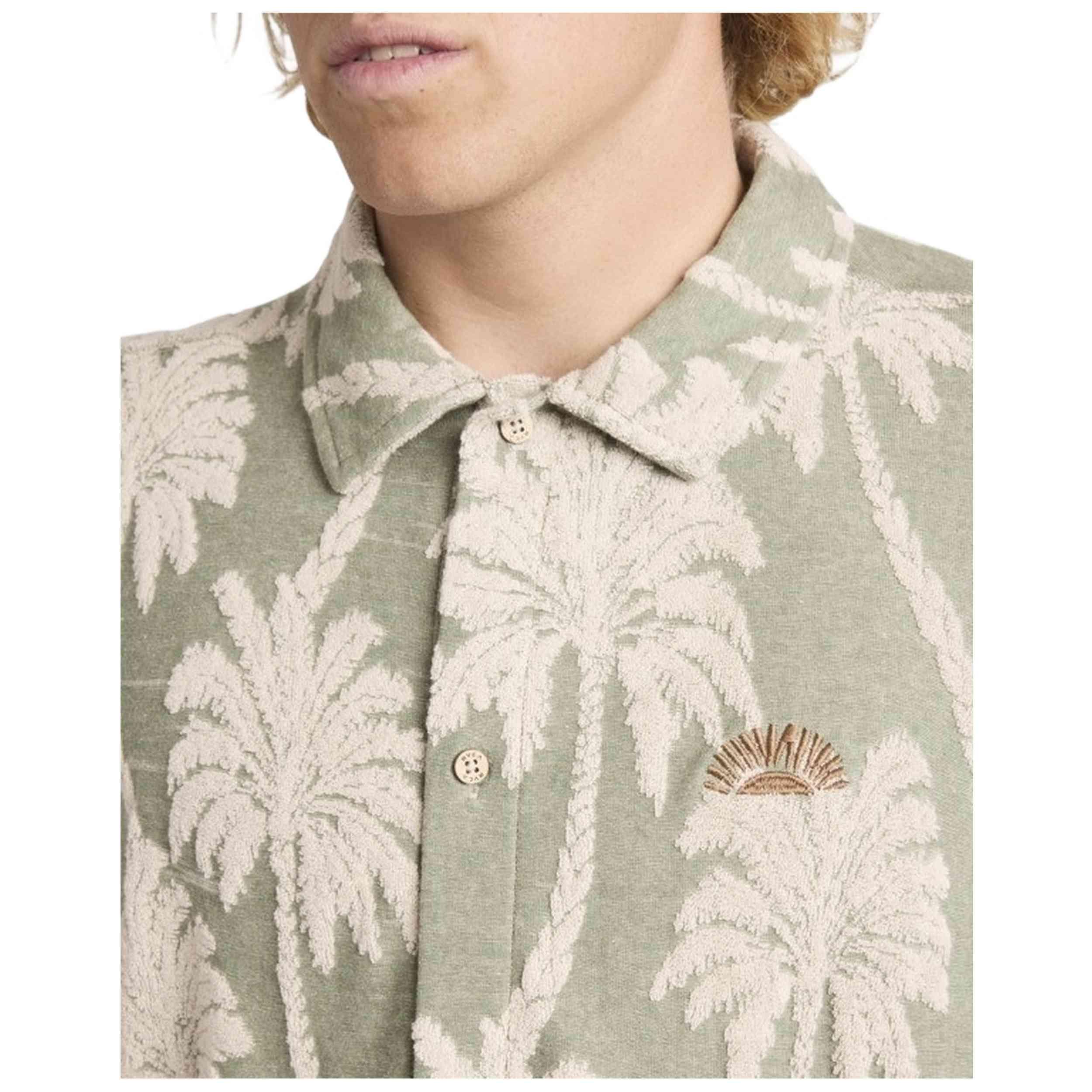 Chemise Rvca modèle 23A011601-GNB0 pour homme 3/4