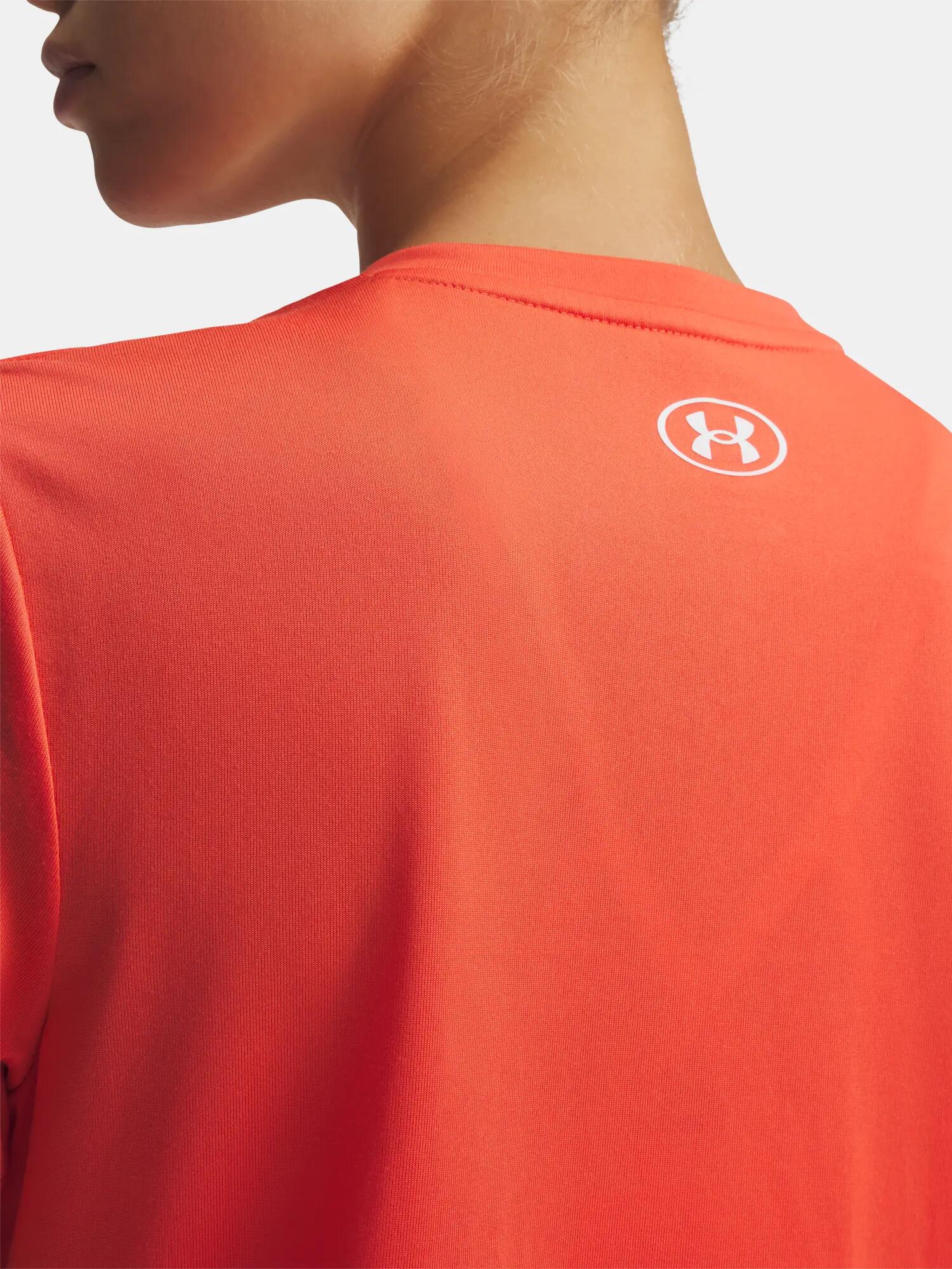 Női póló Under Armour Tech SSV- Solid-RED 3/3