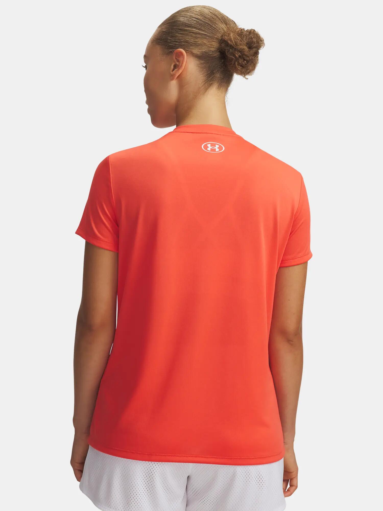 Női póló Under Armour Tech SSV- Solid-RED 2/3
