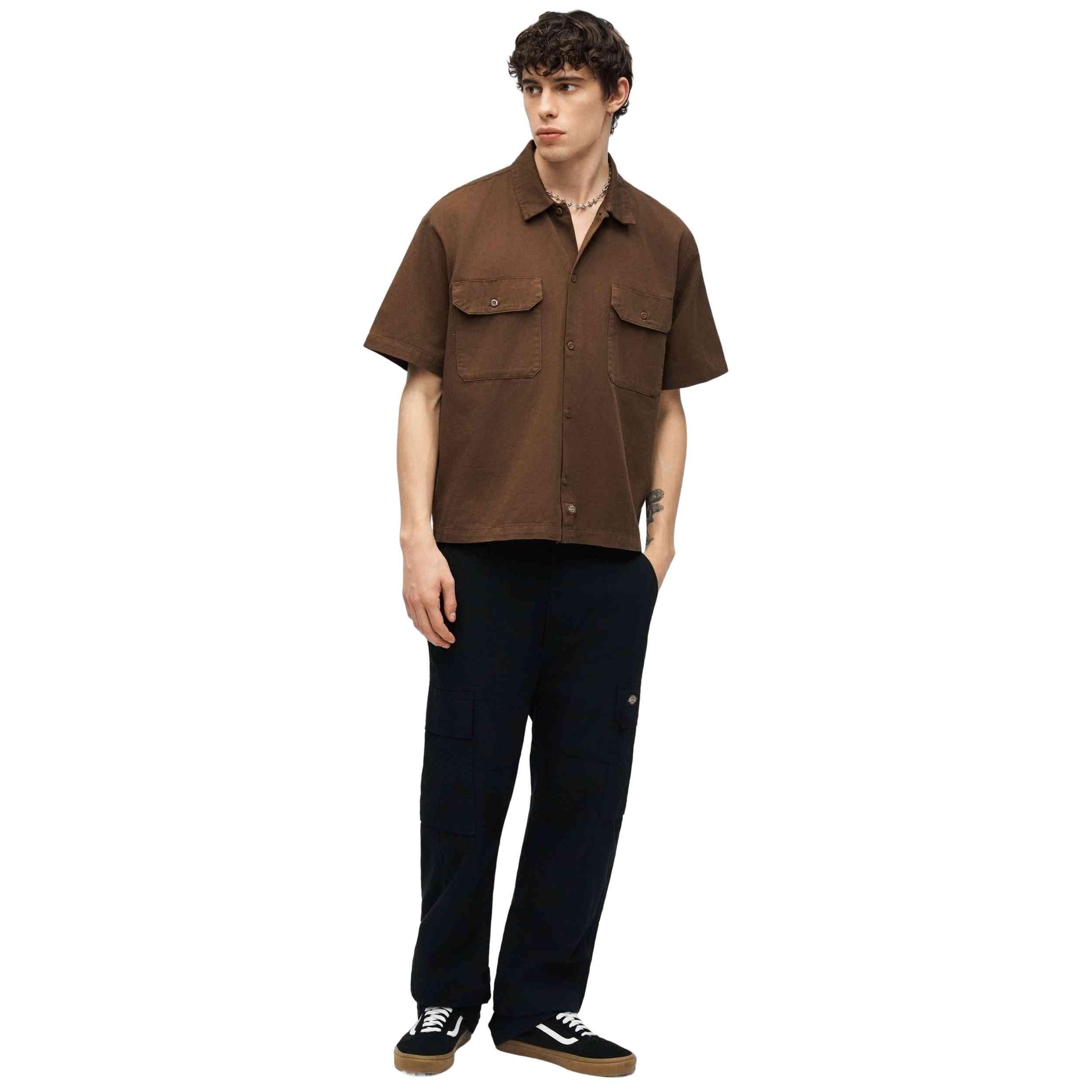 Chemise Dickies modèle 247 GD Work Shirt SS pour homme 3/4