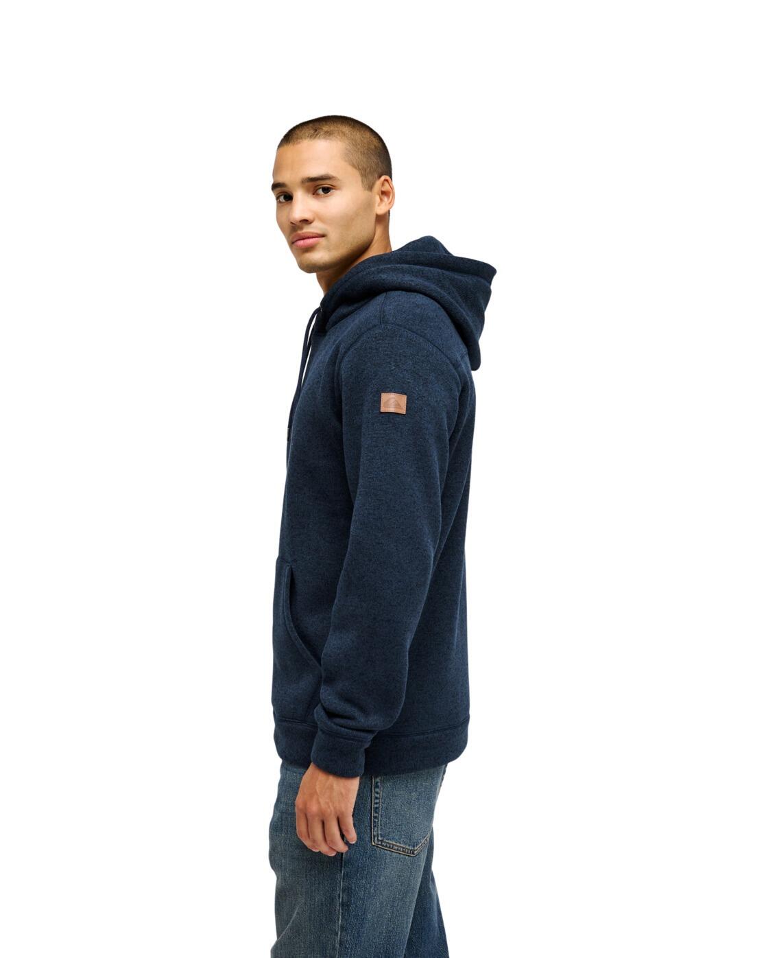 Sudadera con capucha KELLER Azul Hombre 3/4