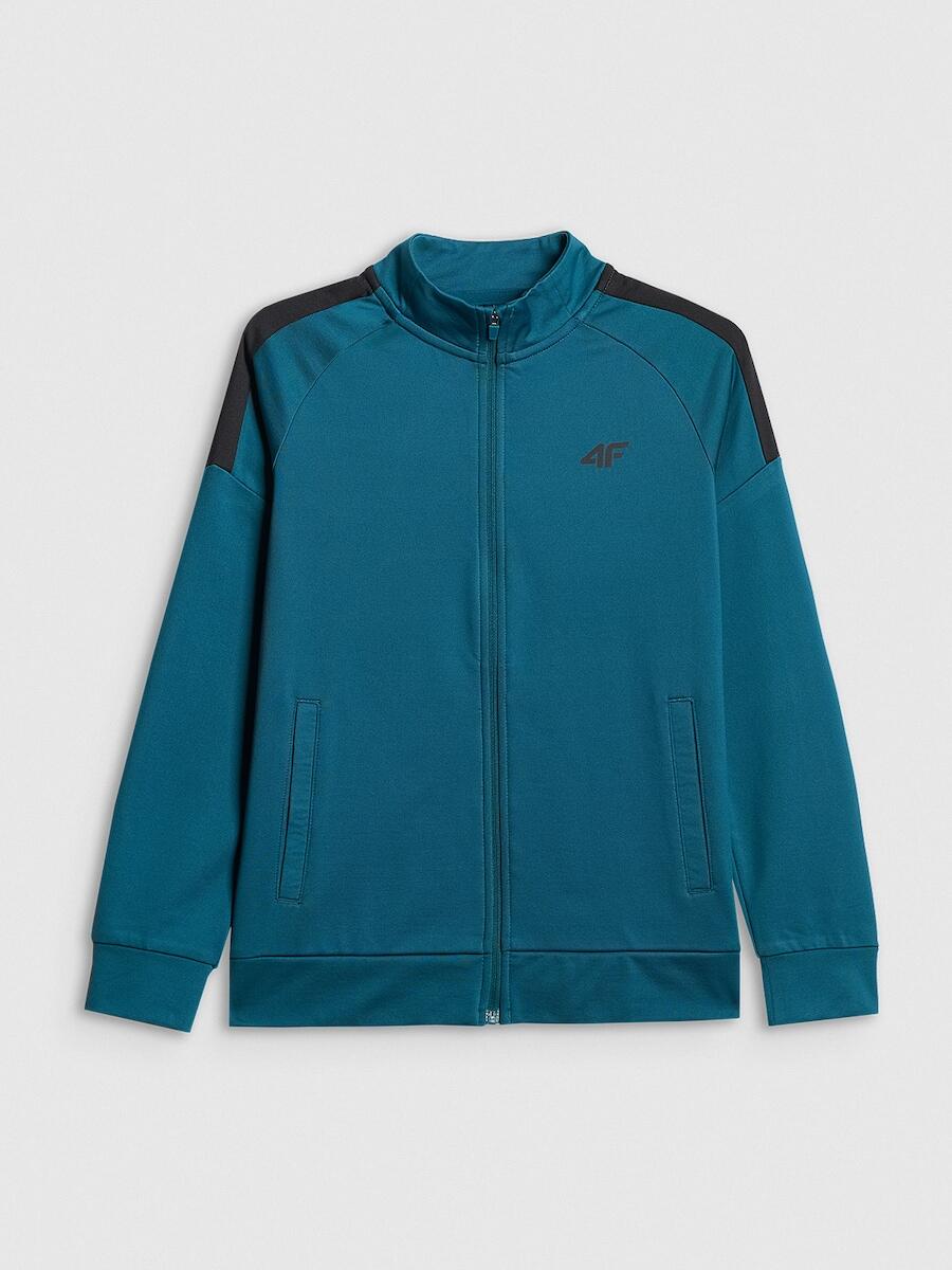 Bluza sportowa regular bez kaptura chłopięca 4F 4FJRSS26TFSWM0991 7/7