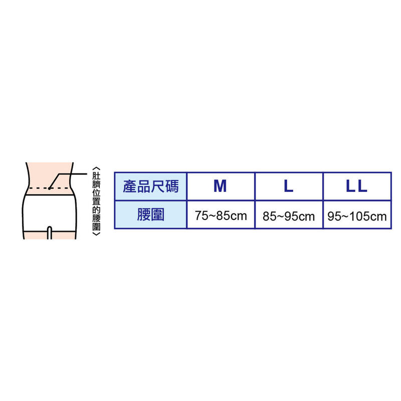 Pro-fits - 運動護腰帶 (黑色) 超薄 超輕 PS302