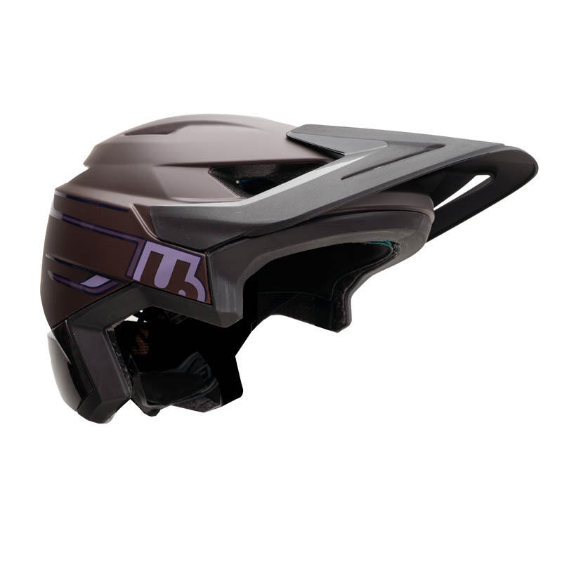 Casco Treps - Marrone prugna/viola 3/6
