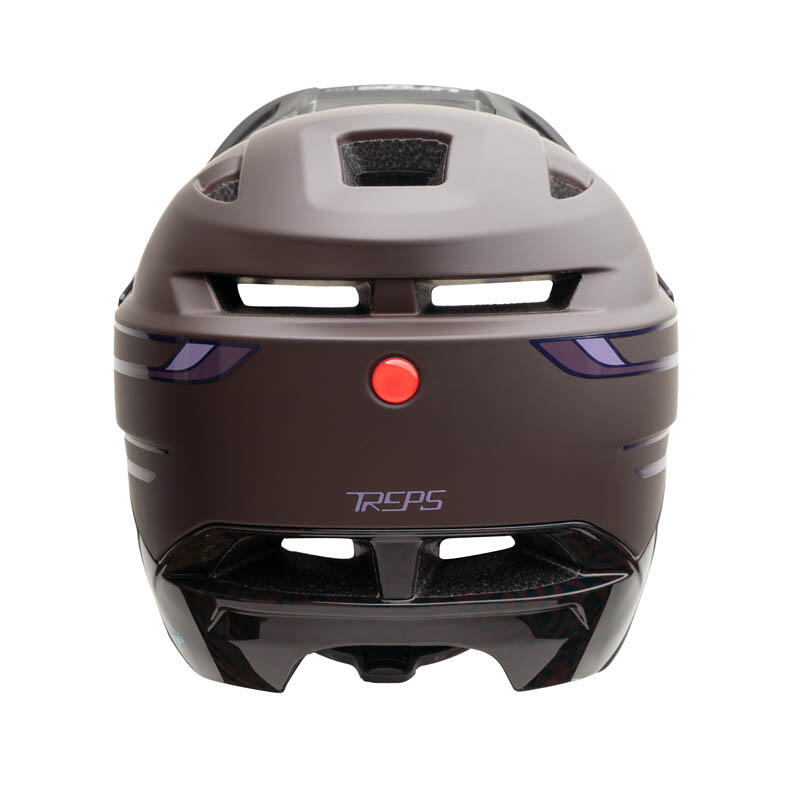 Casco Treps - Marrone prugna/viola 5/6