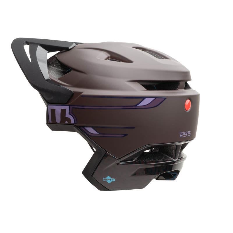 Casco Treps - Marrone prugna/viola 6/6
