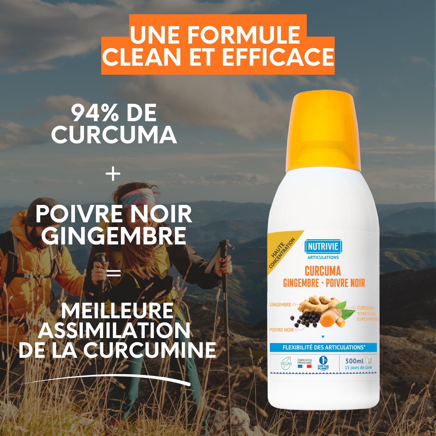 Curcuma Buvable Articulations – Confort Articulaire et Flexibilité 3/5