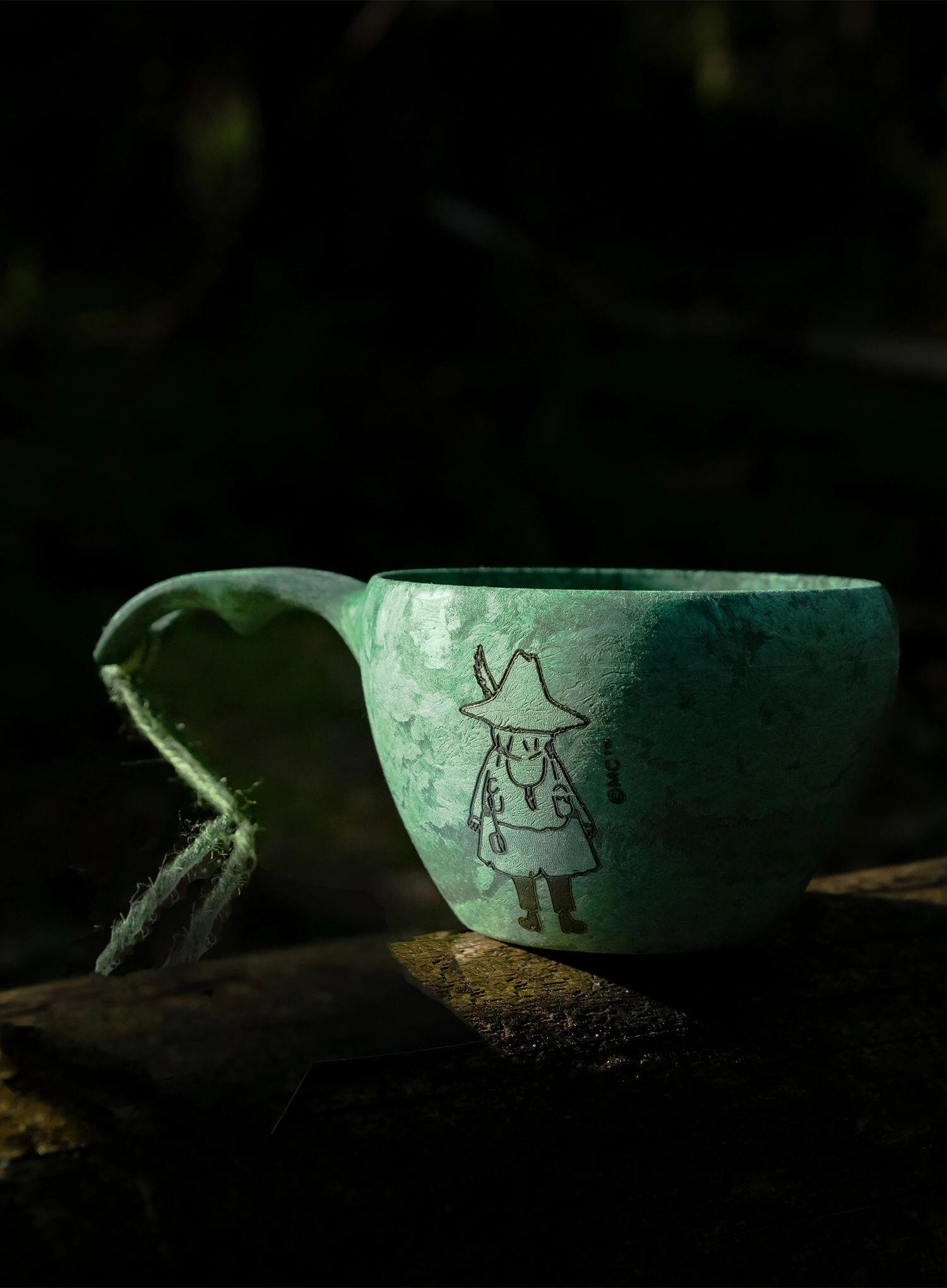 Kubek turystyczny Kupilka 37 Moomin Snufkin (0,37 l) - green 2/3