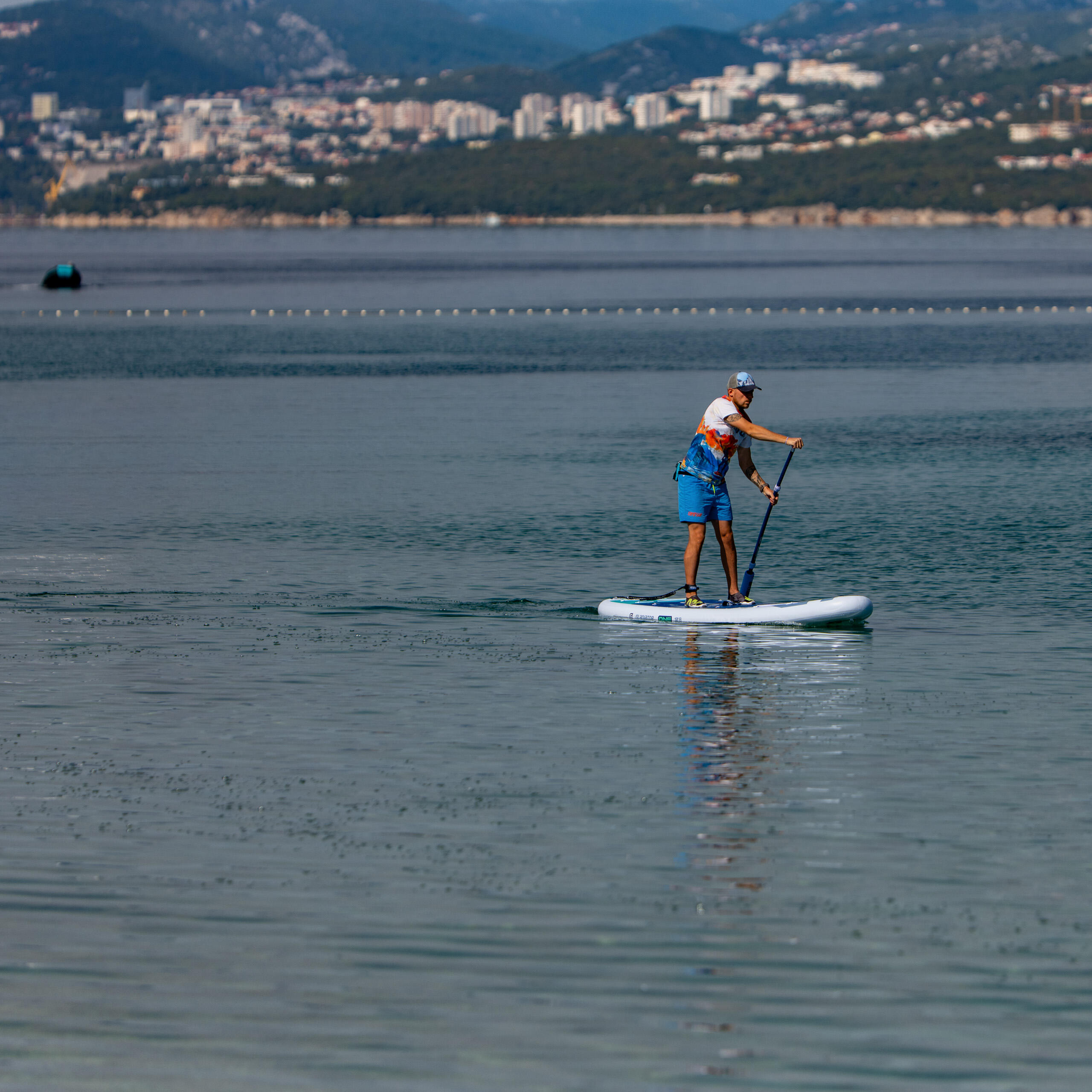 Deska SUP Gladiator ONE 10'8 Allround White 2026 + Bojka Czarna + Pióro 7/7