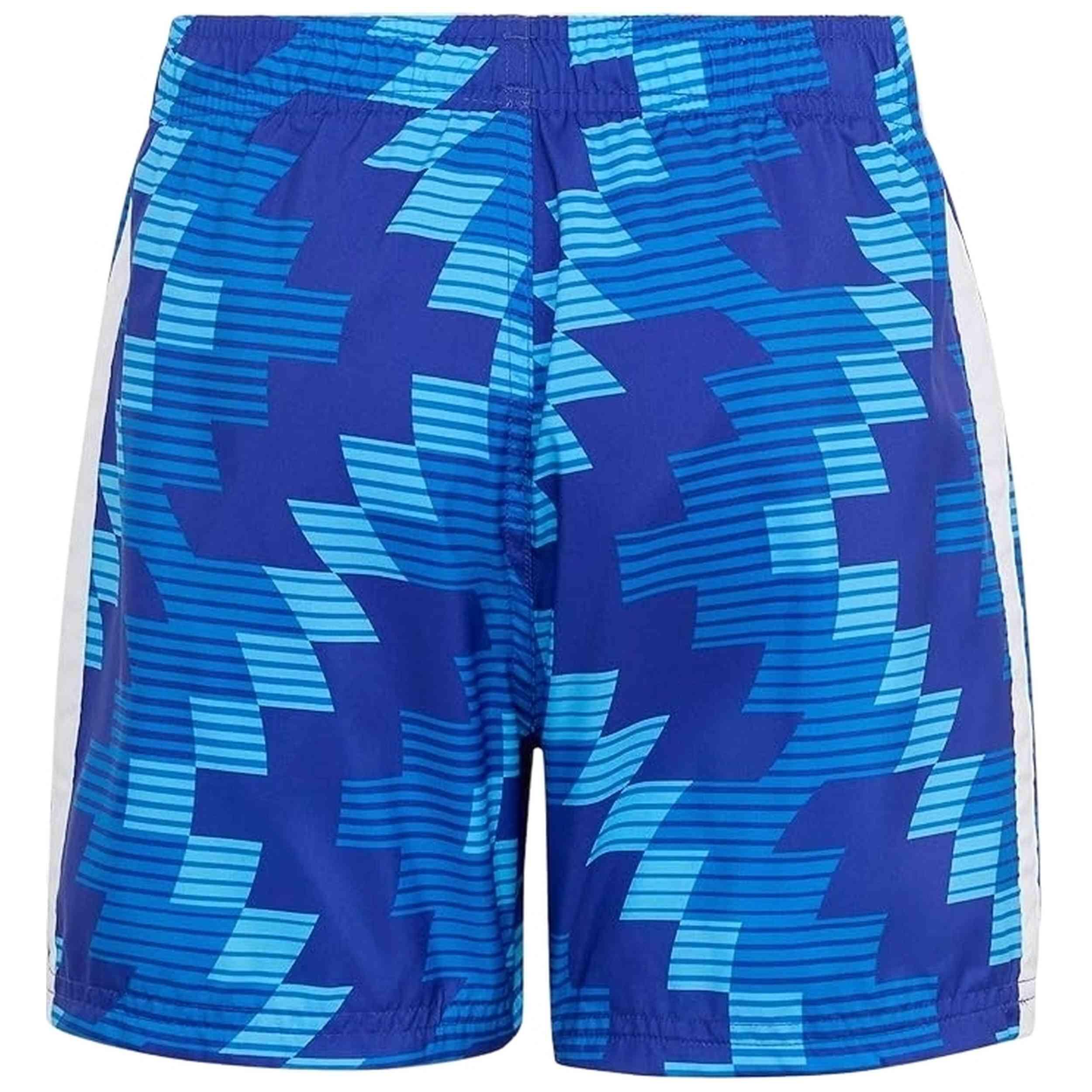 Maillot de bain Adidas modèle FB AOP SH Y pour unisexe enfants 2/3