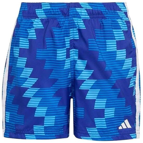 Maillot de bain Adidas modèle FB AOP SH Y pour unisexe enfants