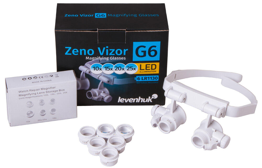 Gafas lupa Levenhuk Zeno Vizor G6 2/7