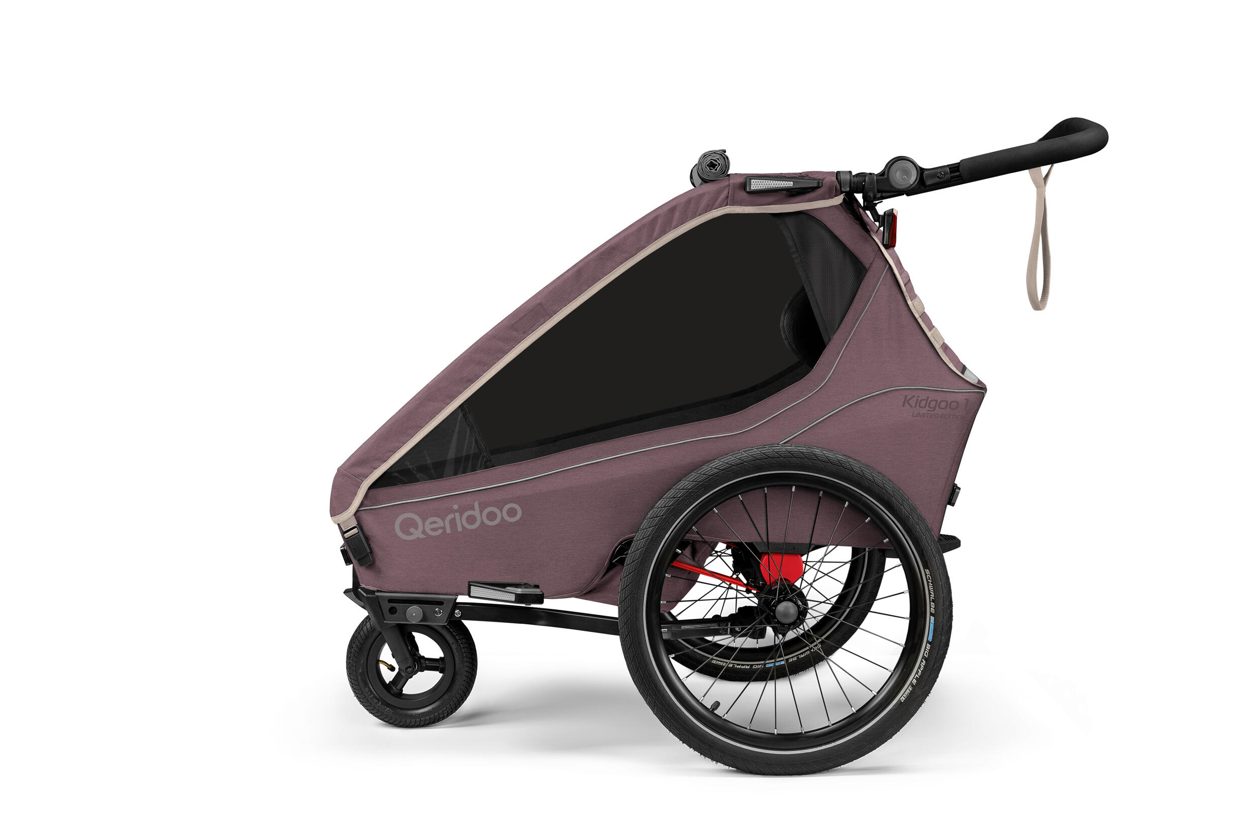 Fahrradanhänger Kidgoo 1 Wildberry Violet 2/5