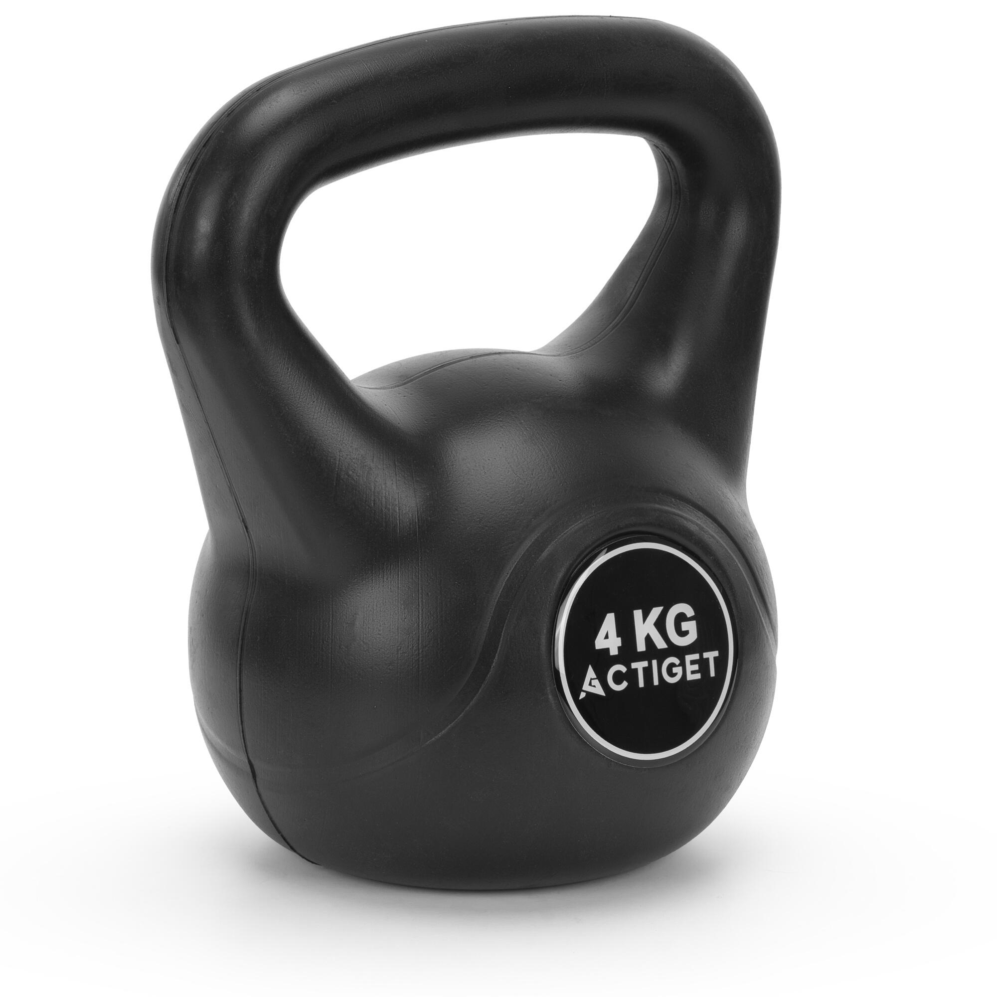 Kettlebelle 4 kg Actiget ABS odważnik kulowy do ćwiczeń siłowych hantla 5/7