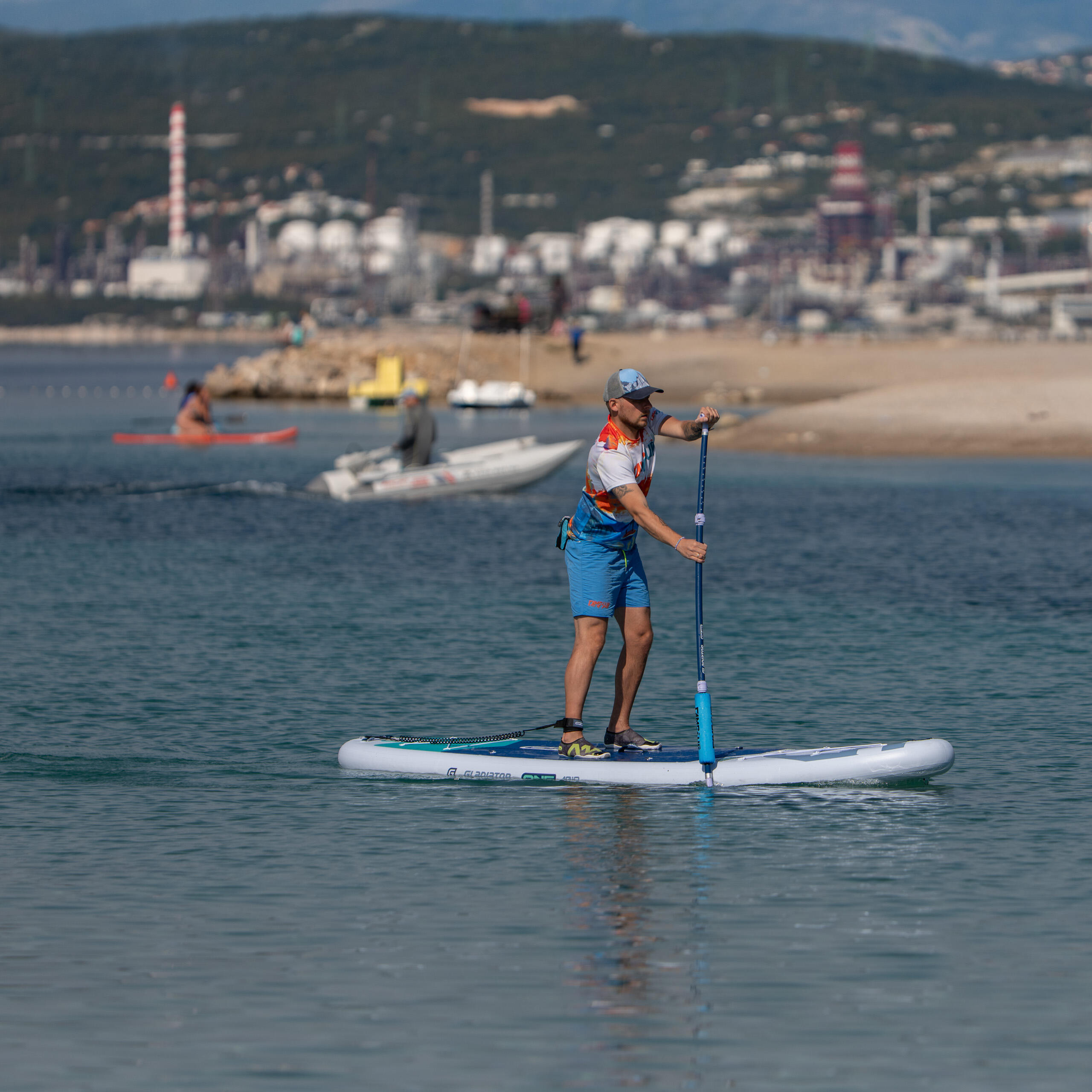 Deska SUP Gladiator ONE 10'8 Allround White 2026 + Bojka Czarna + Pióro 6/7