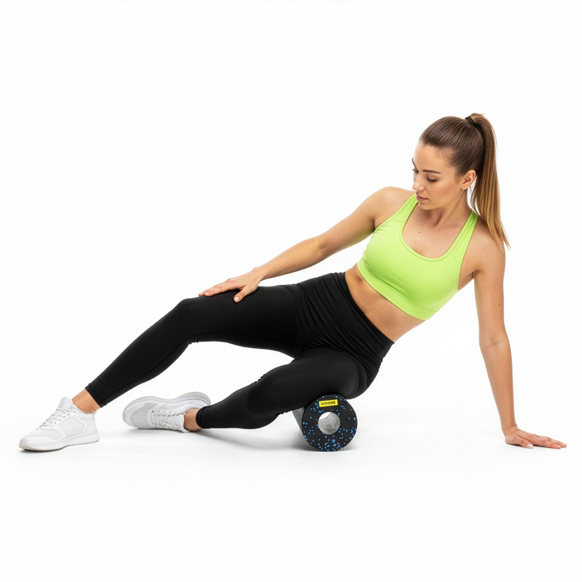 Roller fitness do masażu ciała Actiget, piankowy wałek średnio twardy 7/7