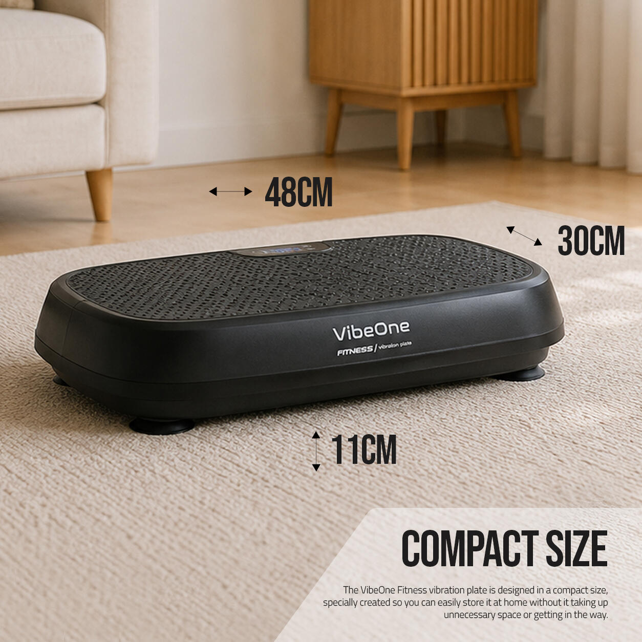VibeOne Plateforme vibrante fitness - avec télécommande - 120 niveaux 7/7