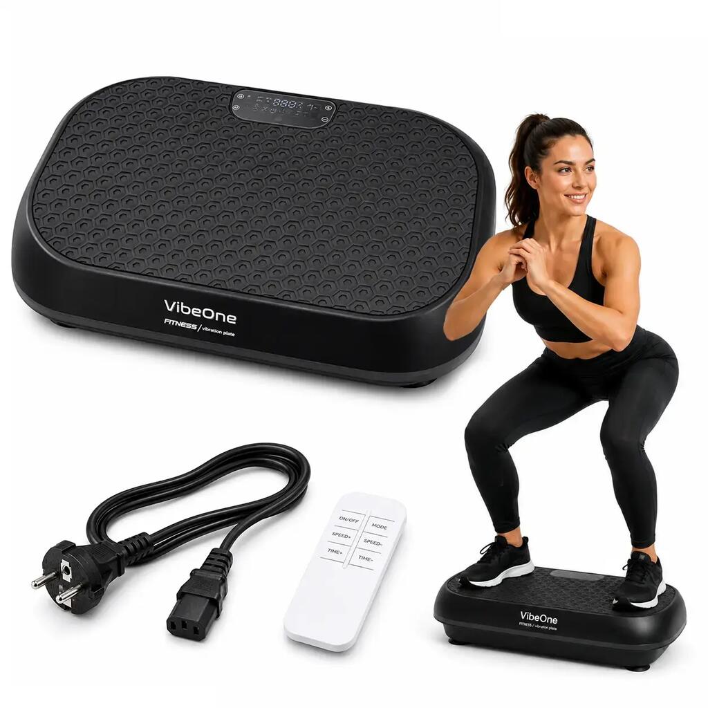 Vibration Plate - 120 Levels - Remote Control - Full Body Workout