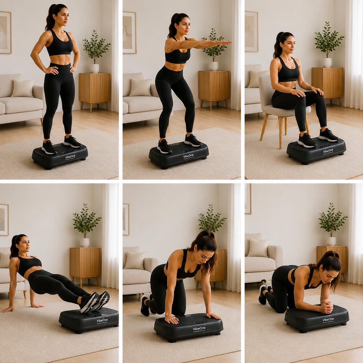 VibeOne Plateforme vibrante fitness - avec télécommande - 120 niveaux 6/7