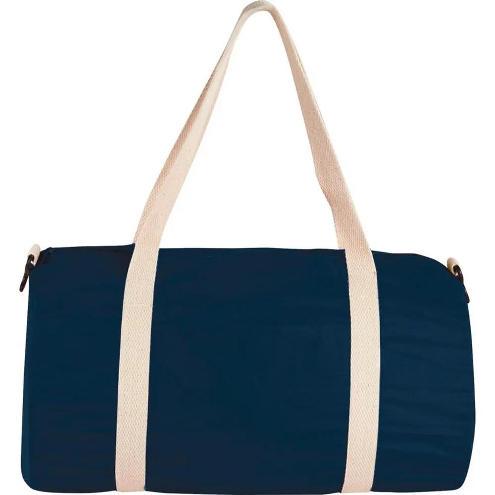 The Cotton Barrel Duffel (Navy) 17.7 x 9.8 x 9.8 inches