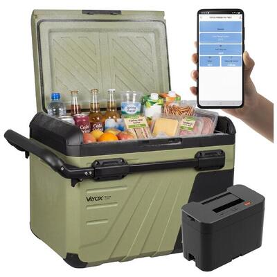 Frigorifero portatile a compressore Vayox VA-TW37 12/24/230V ruote batteria 35L