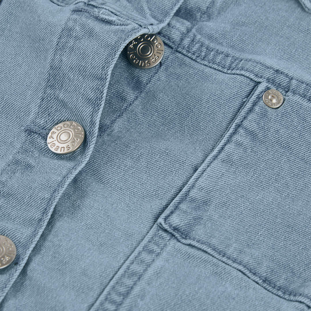 Cazadora niña denim algodón bleach 3/4