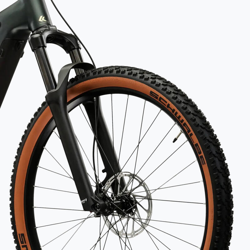 Bicicleta Electrica MTB Kross Influx HYB 4.0 800 27.5 inch verde Shimano Deore