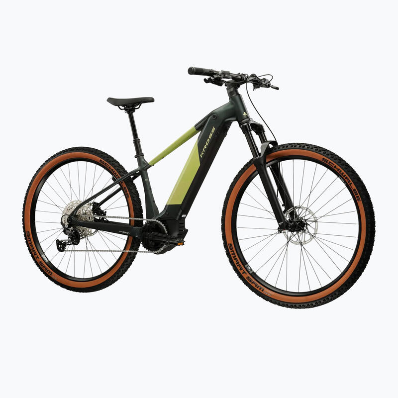 Bicicleta Electrica MTB Kross Influx HYB 4.0 800 27.5 inch verde Shimano Deore