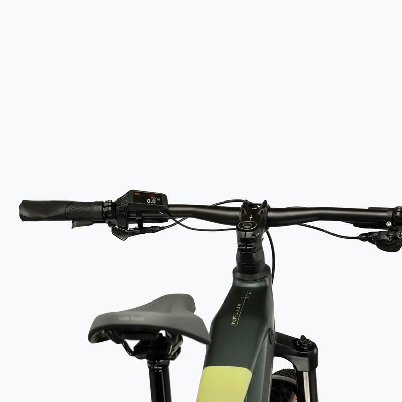 Bicicleta Electrica MTB Kross Influx HYB 4.0 800 27.5 inch verde Shimano Deore