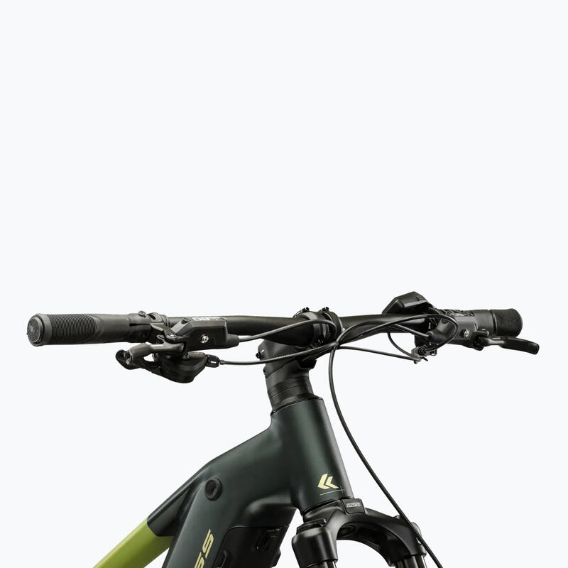 Bicicleta Electrica MTB Kross Influx HYB 4.0 800 27.5 inch verde Shimano Deore