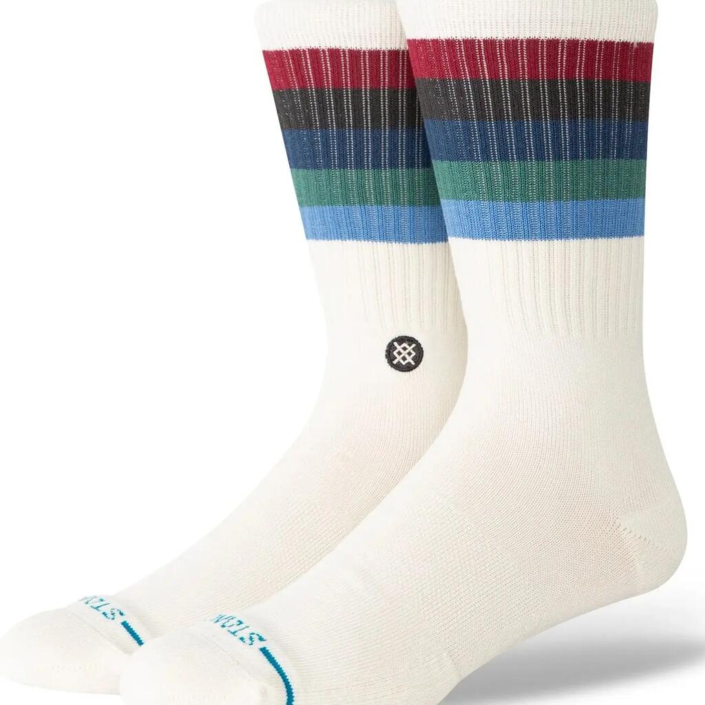 Stance Maliboo Crew Socks - Beige/Multicolor