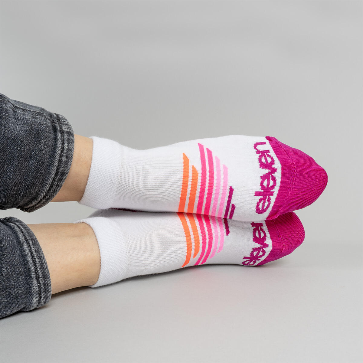 Knöchelsocken Eleven Luca Drift - weiß/rosa 2/4