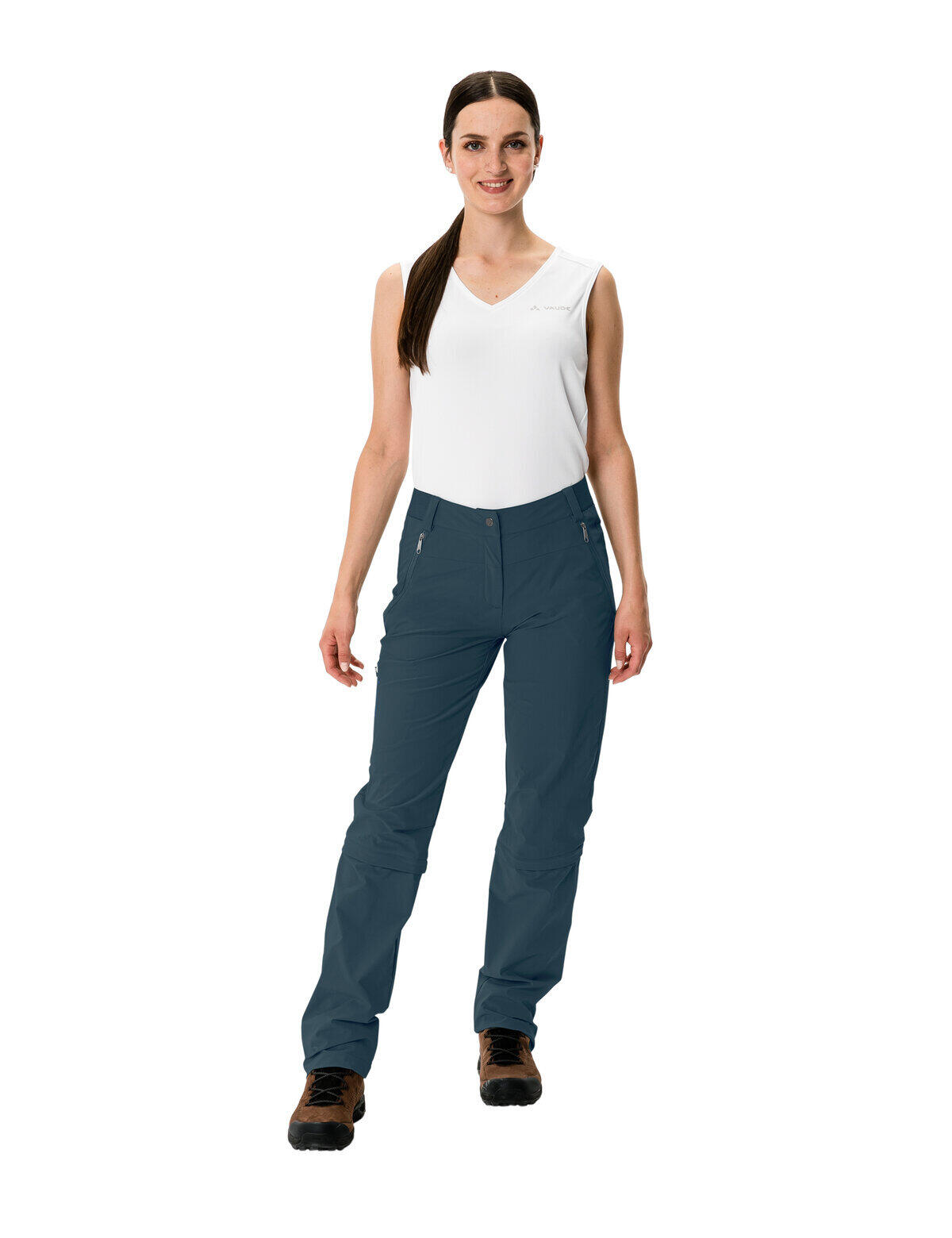 VAUDE Hosen Women's Farley Stretch Capri T-Zip Pants III 7/7