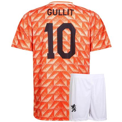 Maillot de foot Championnat d'Europe 88 Kit de Football Gullit - Orange