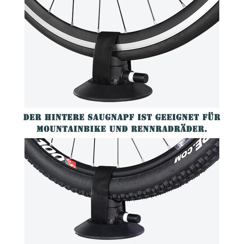 ROCKBROS Dachträger Saugnapf Fahrradhalter Für 3 Fahrräder 5/6
