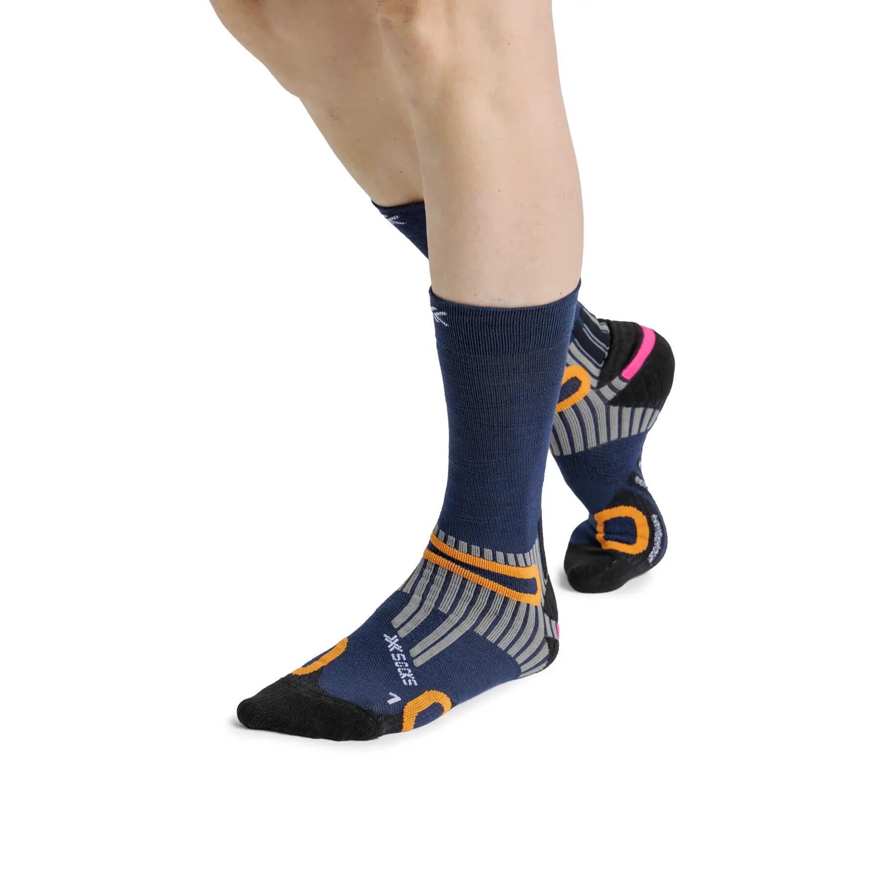 Meias X-Socks Anatomix Merino Crew 3/4