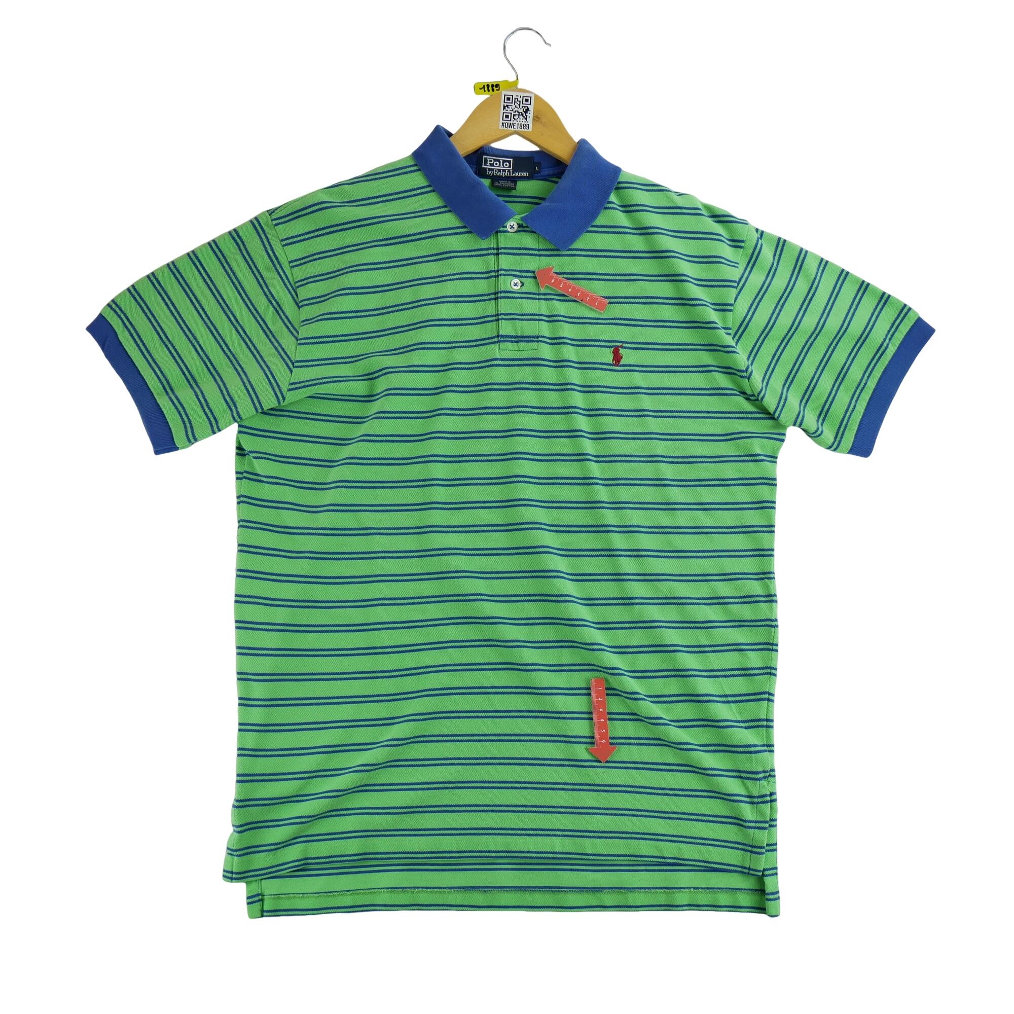 Second life - Polo Ralph Lauren męskie krótki rękaw zielone - Stan dobry 5/7