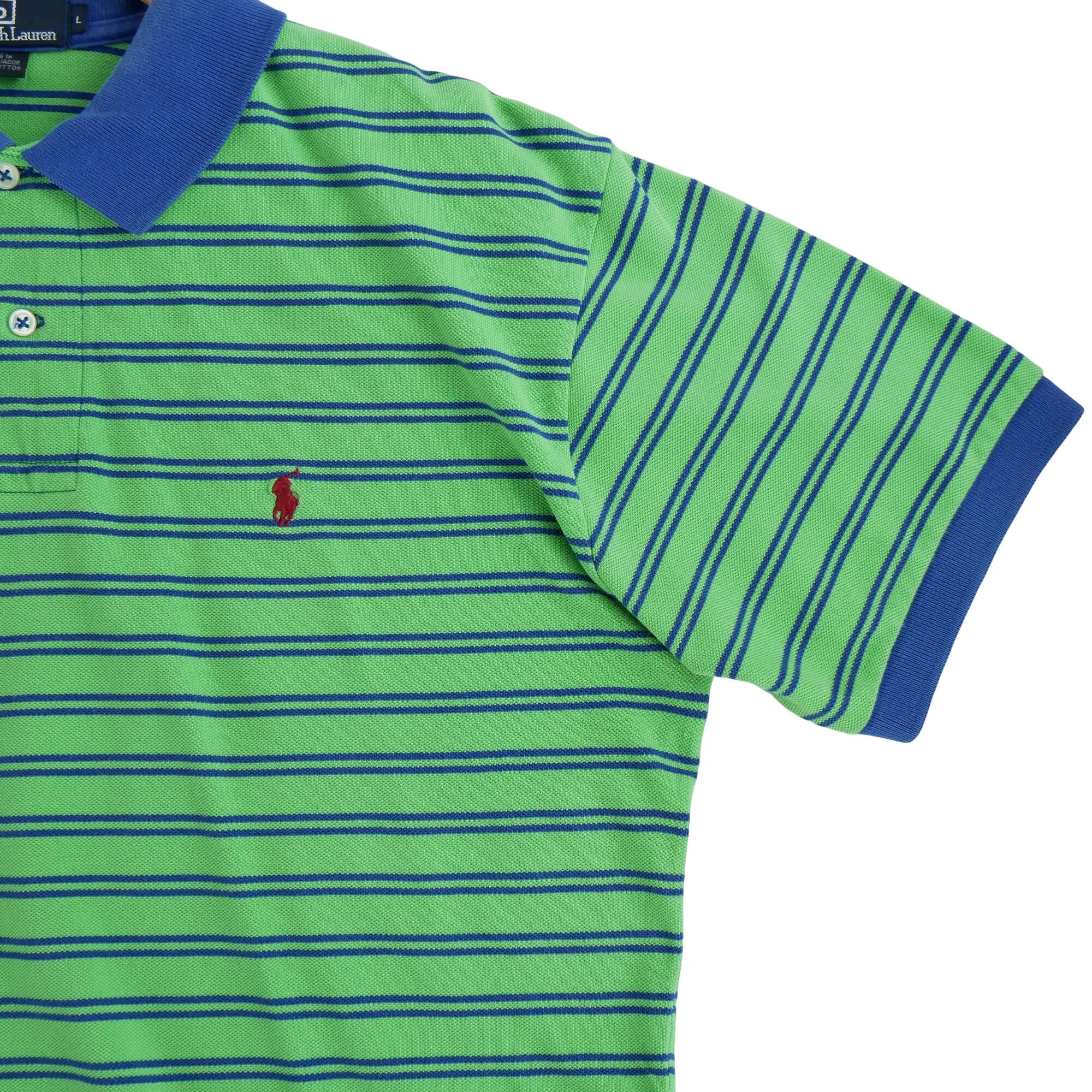 Second life - Polo Ralph Lauren męskie krótki rękaw zielone - Stan dobry 4/7