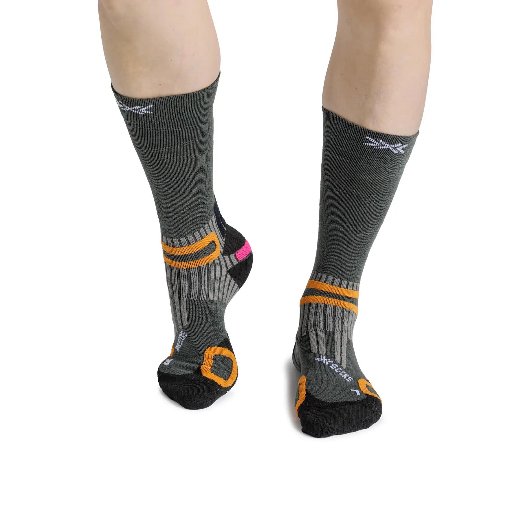 Meias X-Socks Anatomix Merino Crew 3/4