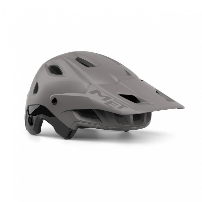 Casco con mentoniera rimovibile Met Parachute MCR Mips grigio opaco 2/5