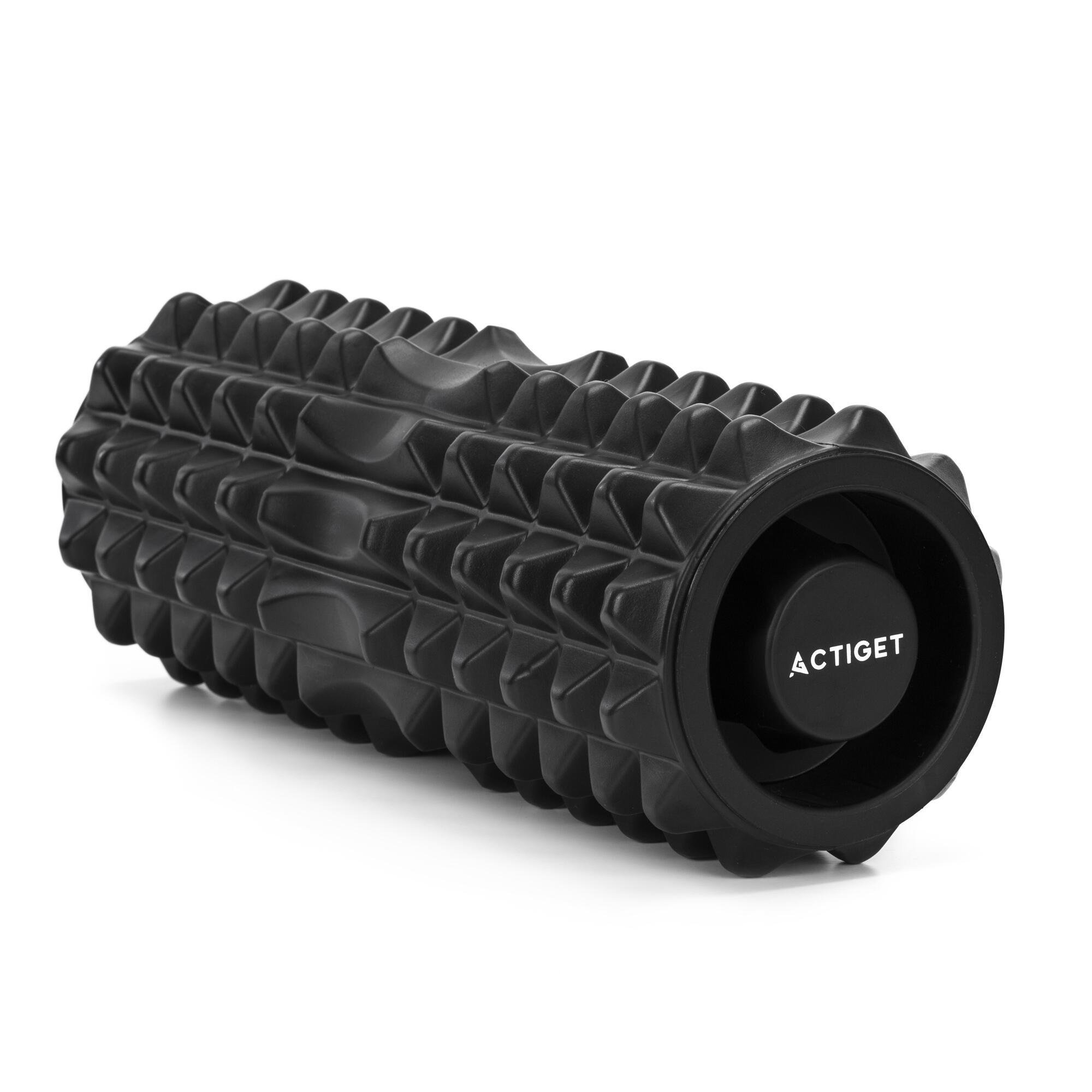 Roller fitness do masażu Actiget piankowy wałek średnio twardy 5/7