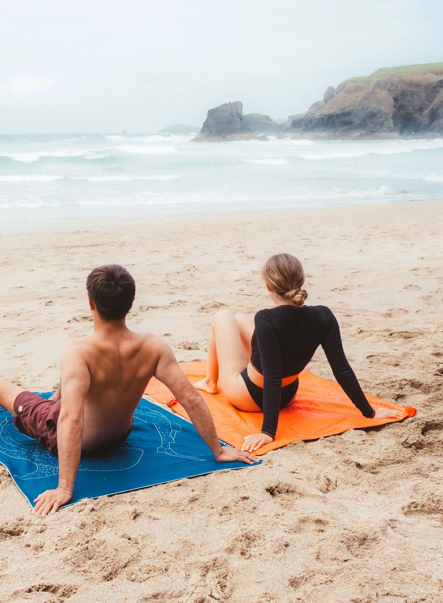 LIFEVENTURE Ręcznik szybkoschnący Recycled SoftFibre Trek Towel Giant starfish 4/5