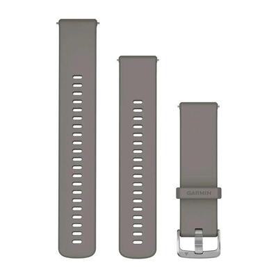 Siliconen horlogeband met zilveren gesp garmin quick release